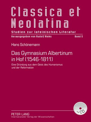 cover image of Das Gymnasium Albertinum in Hof (1546-1811)